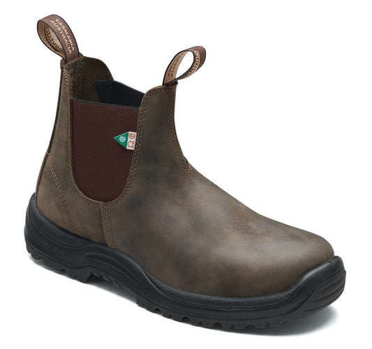 Blundstone CSA 180 - Waxy Rustic Brown Leather | Work & Safety Boots - Grady’s Feet Essentials - Blundstone