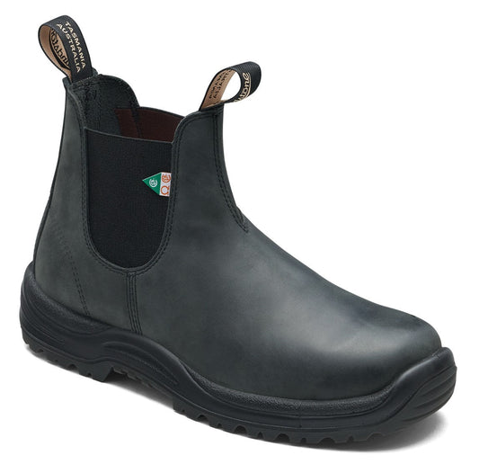 Blundstone CSA 181 - Waxy Rustic Black Leather | Work & Safety Boots - Grady’s Feet Essentials - Blundstone