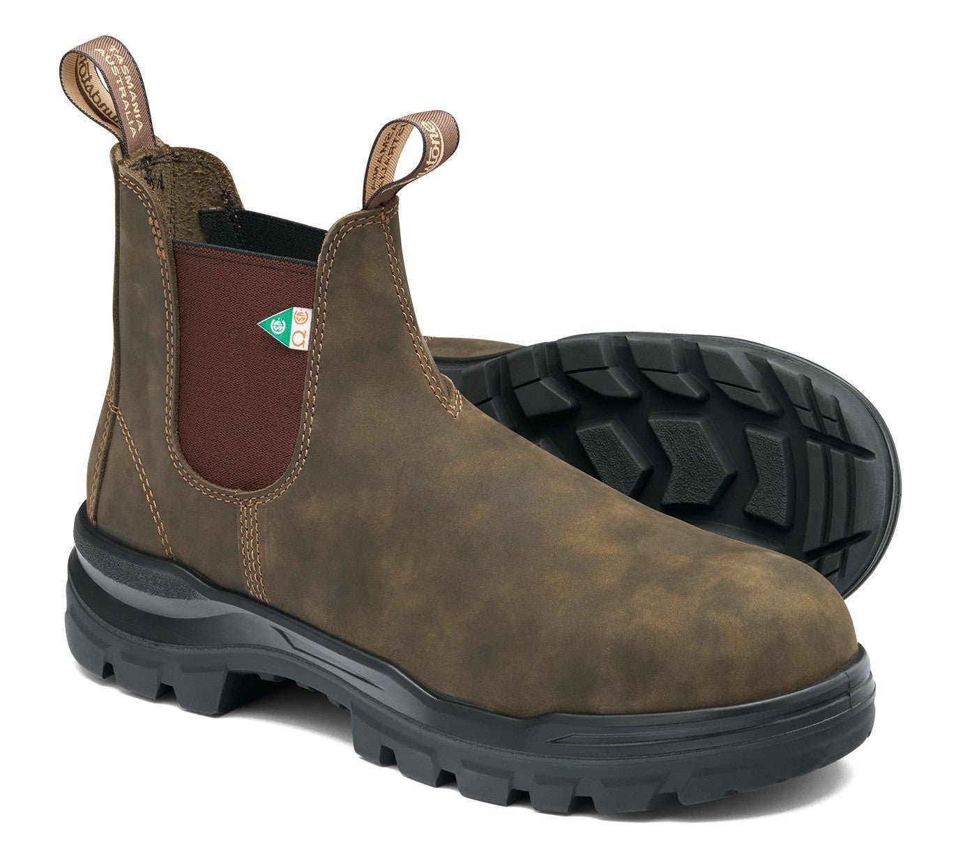 Blundstone CSA RotoFlex 8302 - Rustic Brown Leather | Work & Safety Composite Boots - Grady’s Feet Essentials - Blundstone