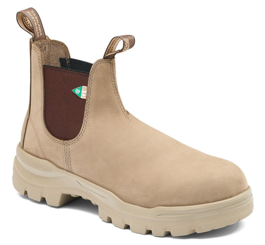 Blundstone CSA RotoFlex 8303 - Stone Leather | Work & Safety Composite Boots - Grady’s Feet Essentials - Blundstone