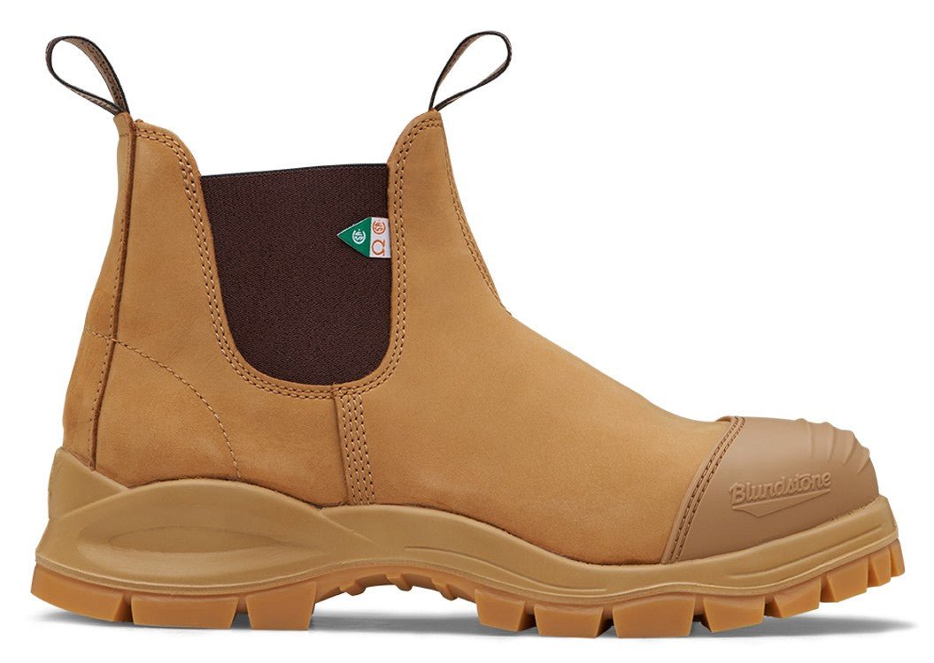 Blundstone CSA XFR 960 - Wheat Leather | Work & Safety Boot Rubber Toe Cap - Grady’s Feet Essentials - Blundstone