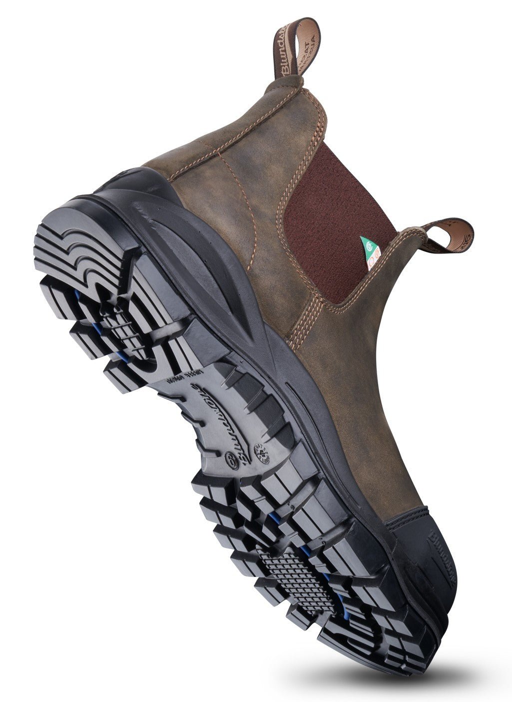 Blundstone CSA XFR 962 - Rustic Brown Leather | Work & Safety Boot Rubber Toe Cap - Grady’s Feet Essentials - Blundstone