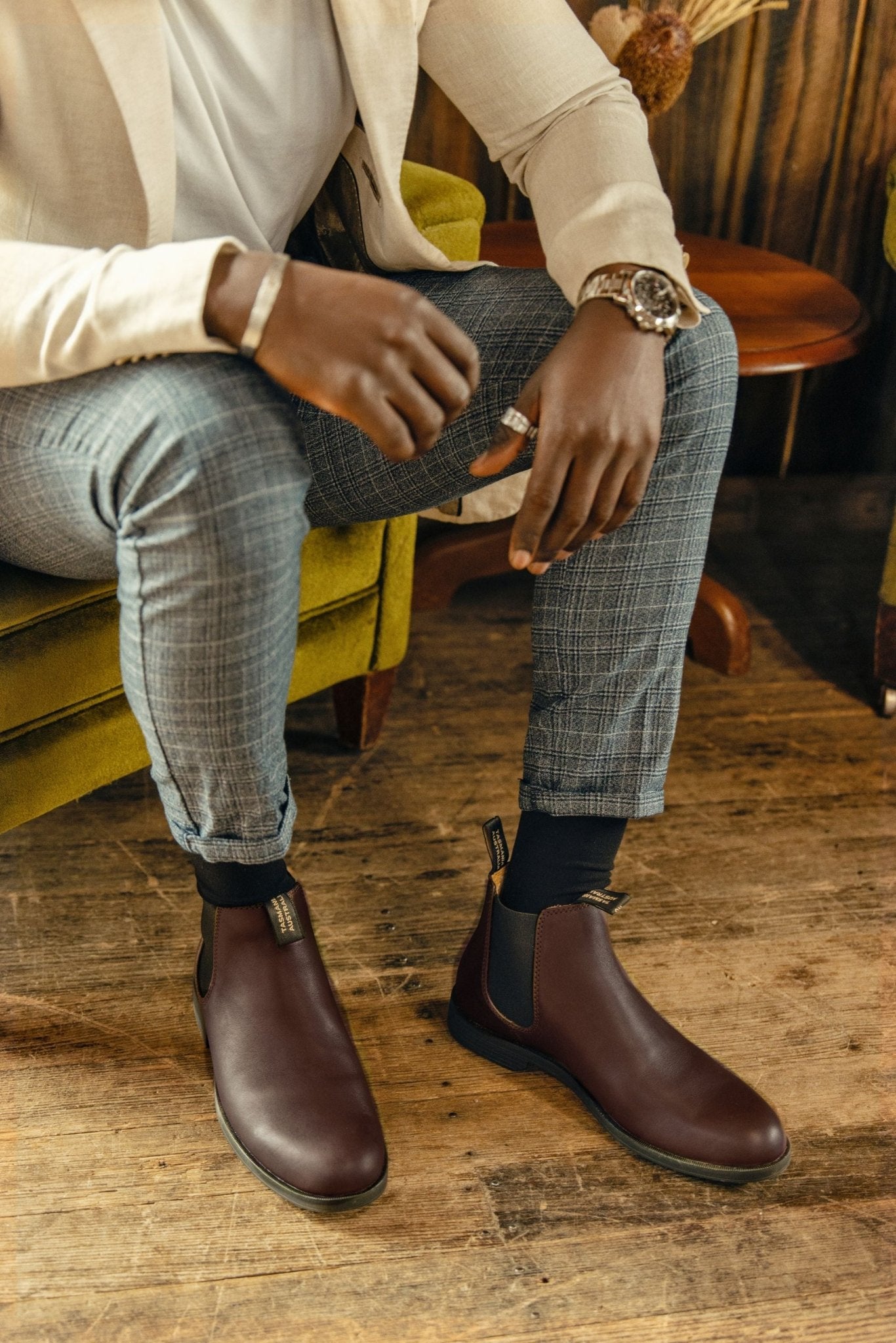 Blundstone Dress 1900 - Chestnut Leather | Lightweight, Durable Pull - On Boots - Grady’s Feet Essentials - Blundstone
