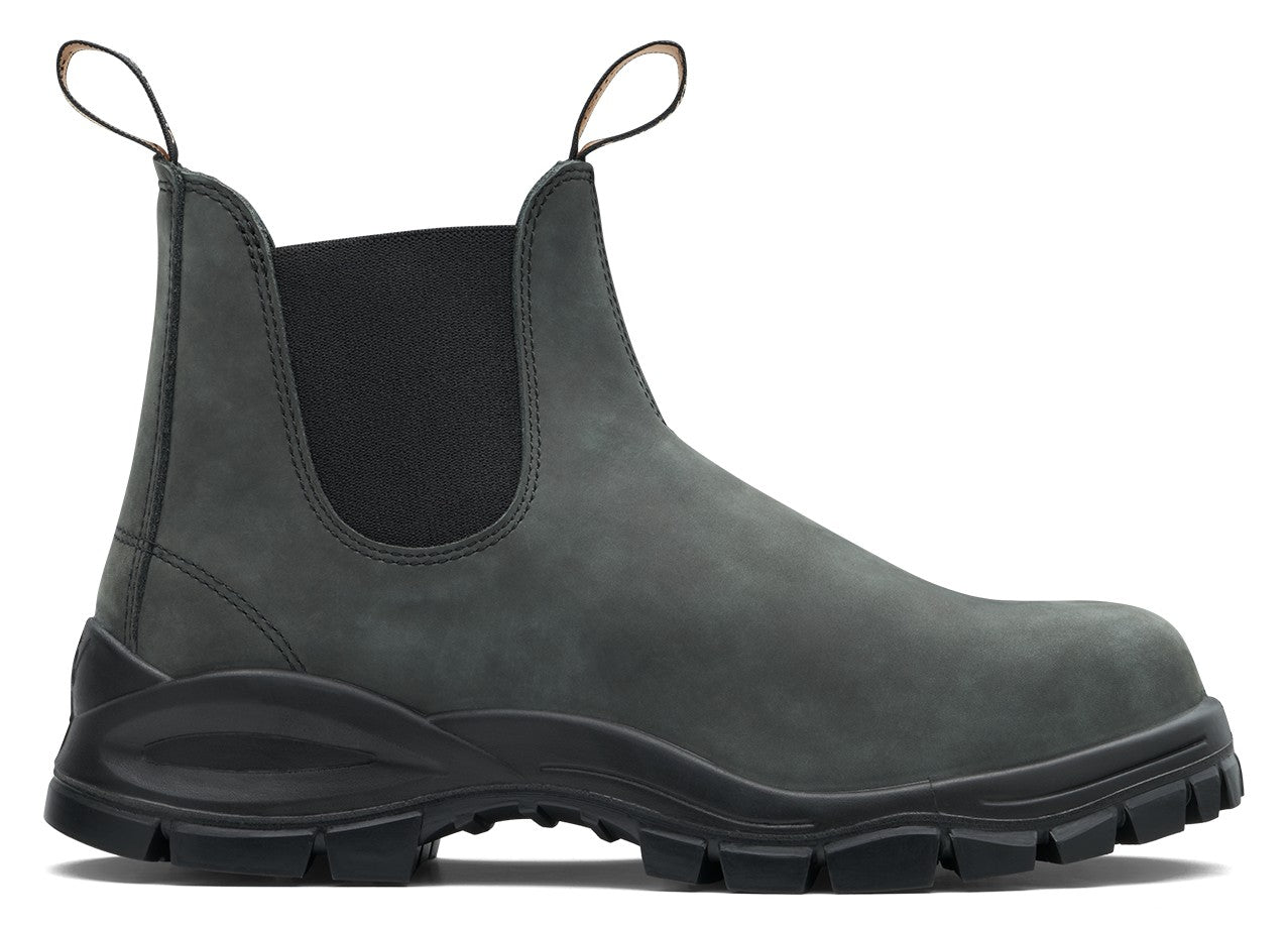 Blundstone Lug Sole 2238 - Rustic Black Leather | Lightweight, Durable Pull - On Boots - Grady’s Feet Essentials - Blundstone