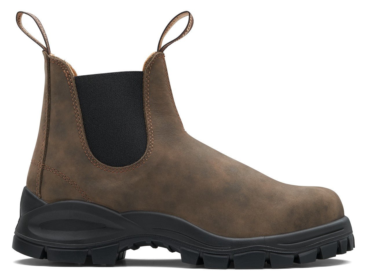 Blundstone Lug Sole 2239 - Rustic Brown Leather | Lightweight, Durable Pull - On Boots - Grady’s Feet Essentials - Blundstone
