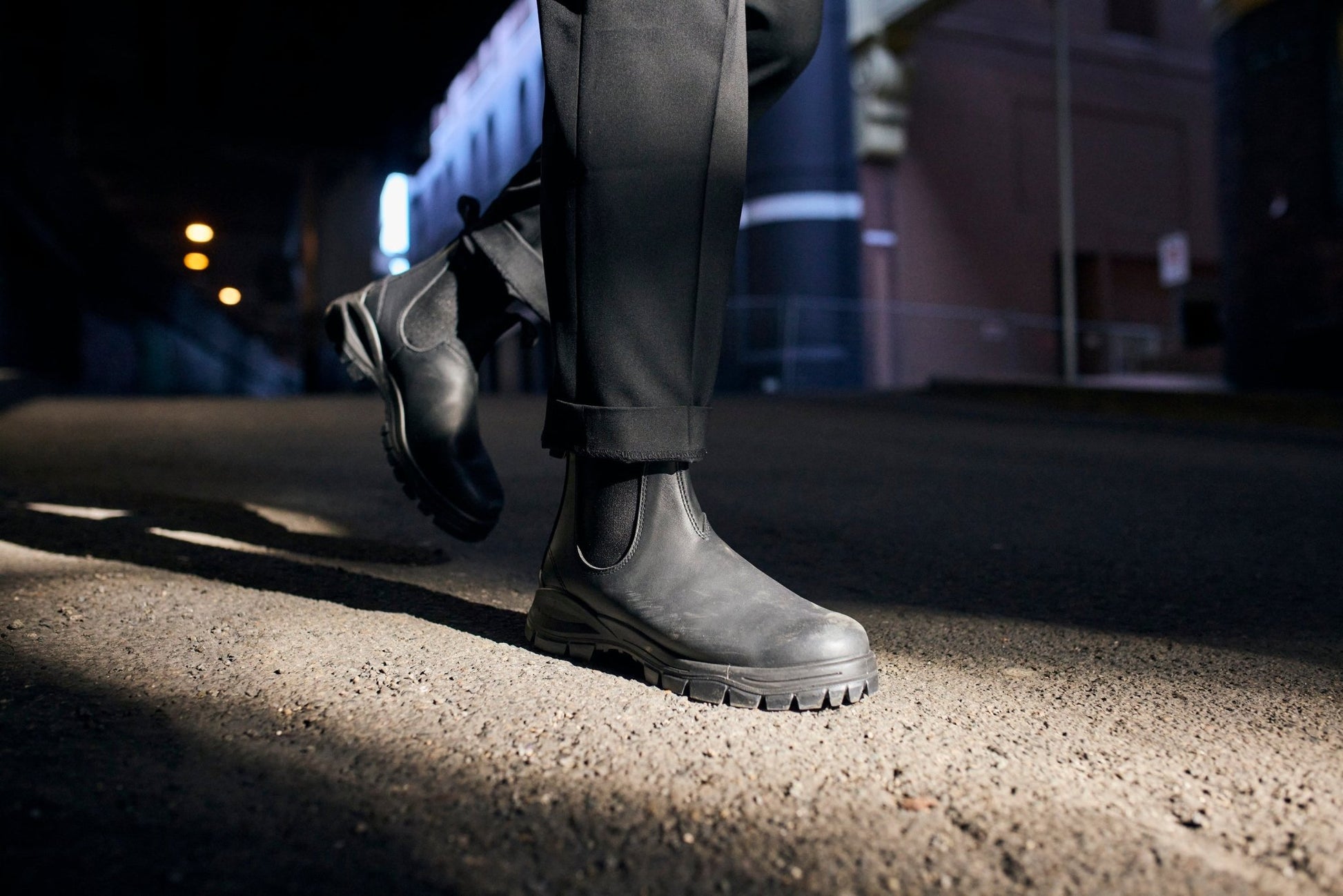 Blundstone Lug Sole 2240 - Black Leather| Lightweight, Durable Pull - On Boots - Grady’s Feet Essentials - Blundstone