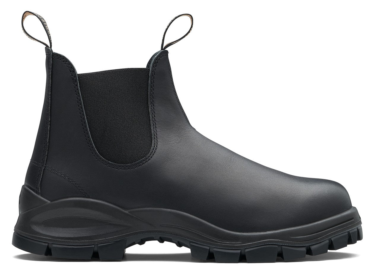 Blundstone Lug Sole 2240 - Black Leather| Lightweight, Durable Pull - On Boots - Grady’s Feet Essentials - Blundstone