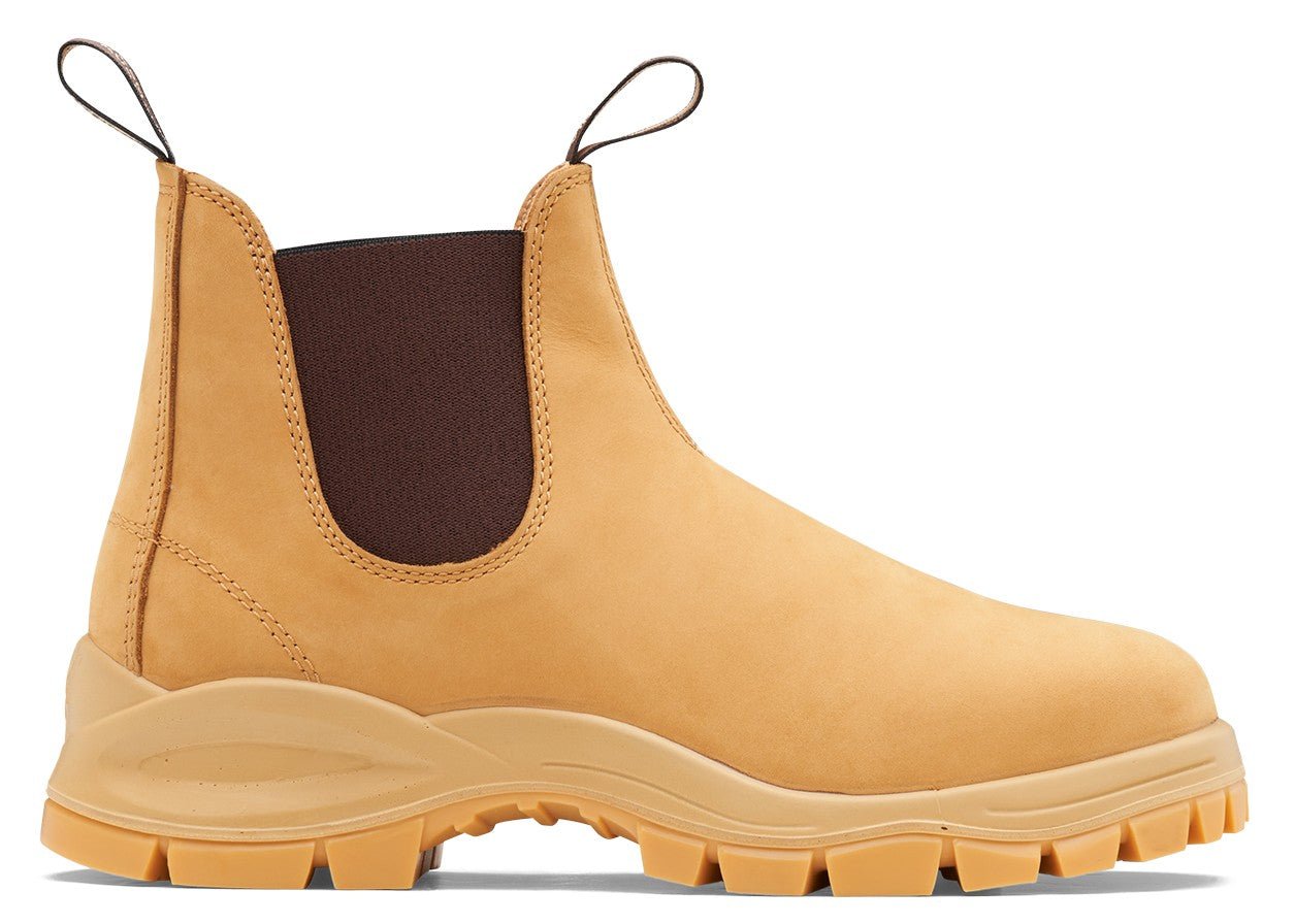 Blundstone Lug Sole 2311 - Wheat Leather | Lightweight, Durable Pull - On Boots - Grady’s Feet Essentials - Blundstone