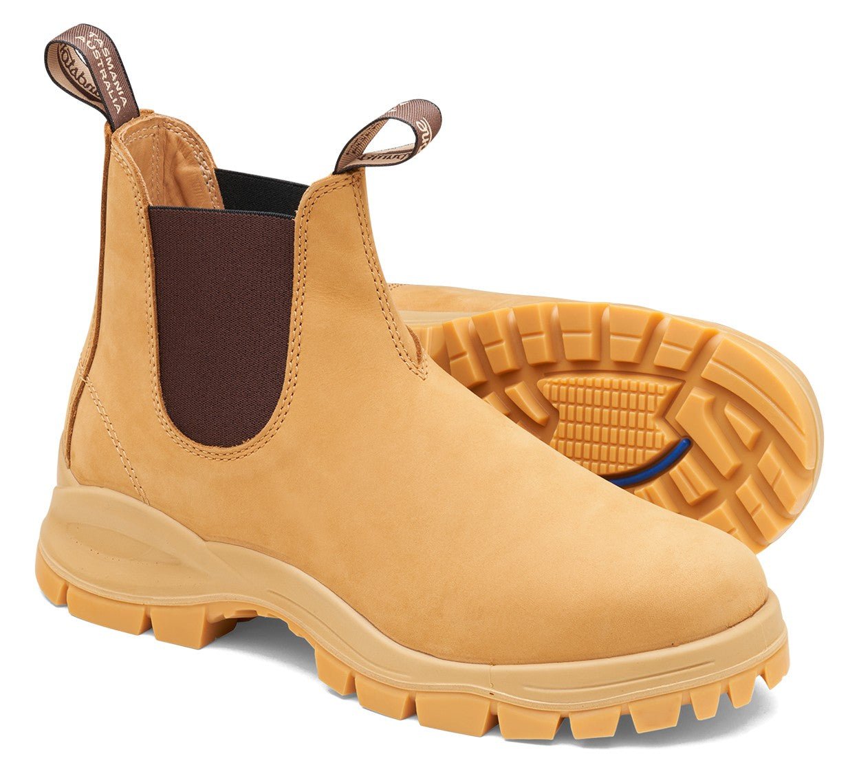 Blundstone Lug Sole 2311 - Wheat Leather | Lightweight, Durable Pull - On Boots - Grady’s Feet Essentials - Blundstone