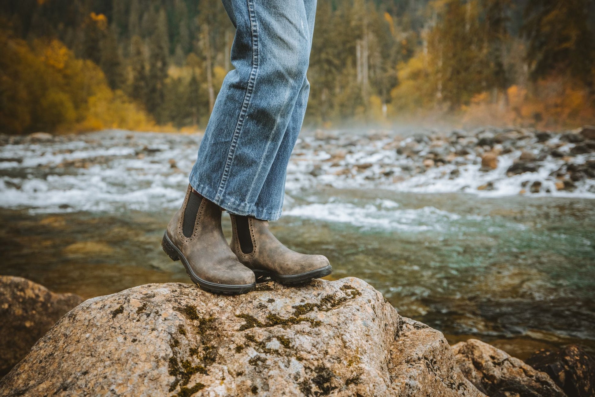 Blundstone Original 1351 - Rustic Brown Leather | Women's High Top Pull - On Boot - Grady’s Feet Essentials - Blundstone