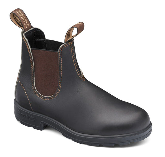 Blundstone Original 500 - Stout Brown Leather | Lightweight, Durable Pull - On Boots - Grady’s Feet Essentials - Blundstone