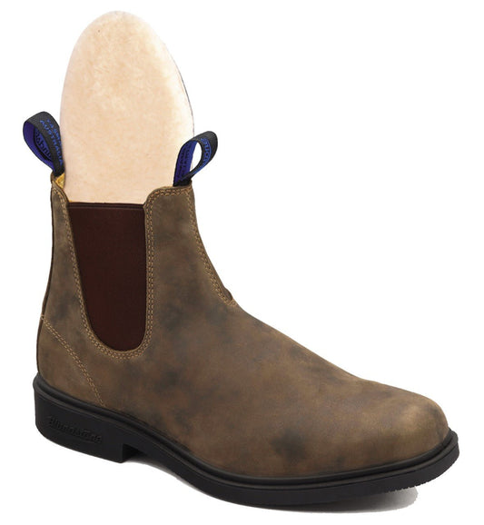 Blundstone Winter Thermal Chisel Toe 1391 - Rustic Brown Leather | Insulated, Durable Pull - On Boots - Grady’s Feet Essentials - Blundstone