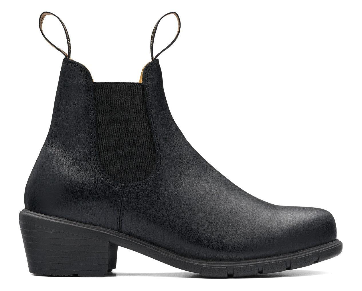 Blundstone Women's Heel 1671 - Black Leather | Lightweight, Durable Pull - On Boots - Grady’s Feet Essentials - Blundstone