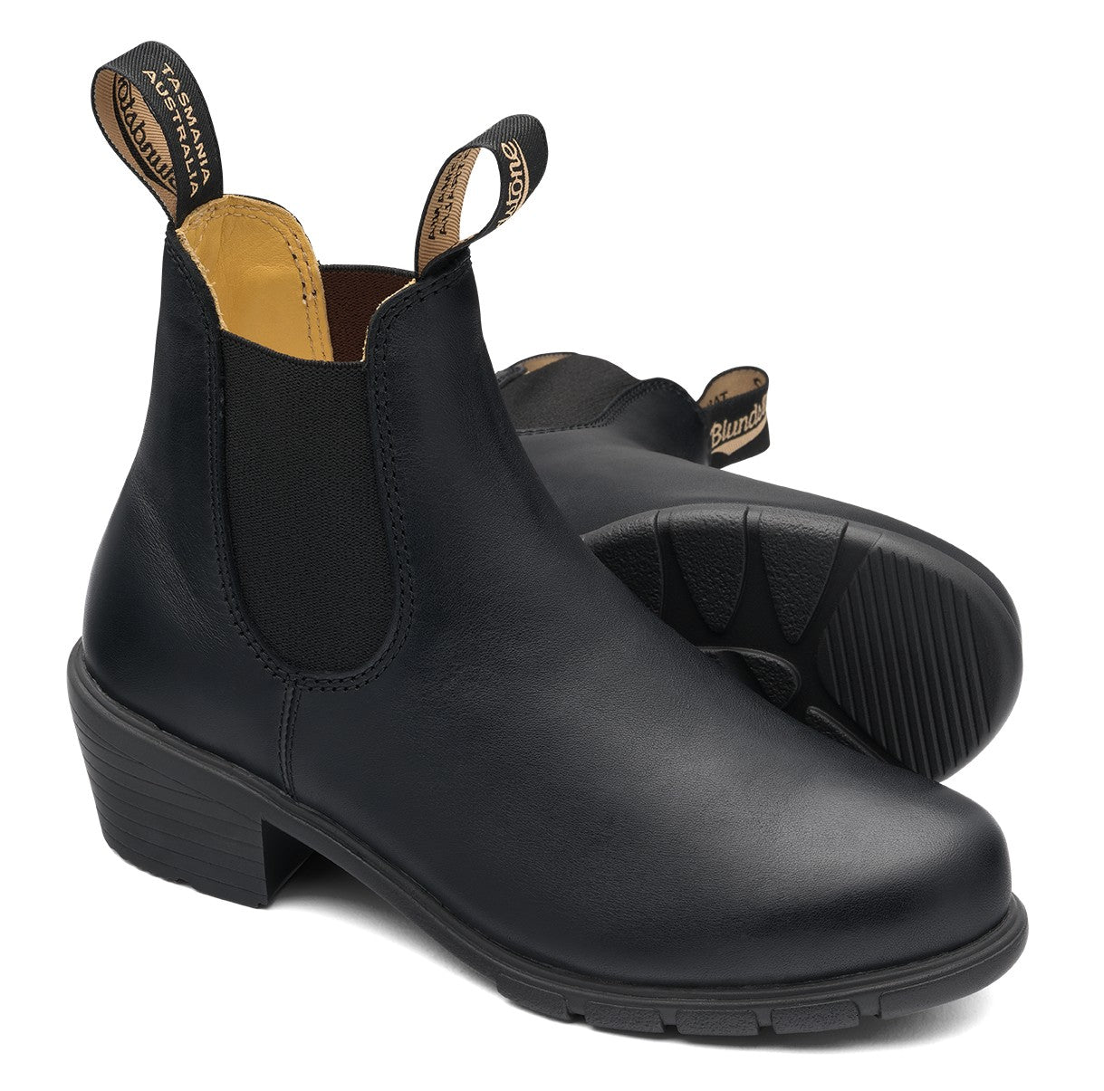 Blundstone Women's Heel 1671 - Black Leather | Lightweight, Durable Pull - On Boots - Grady’s Feet Essentials - Blundstone