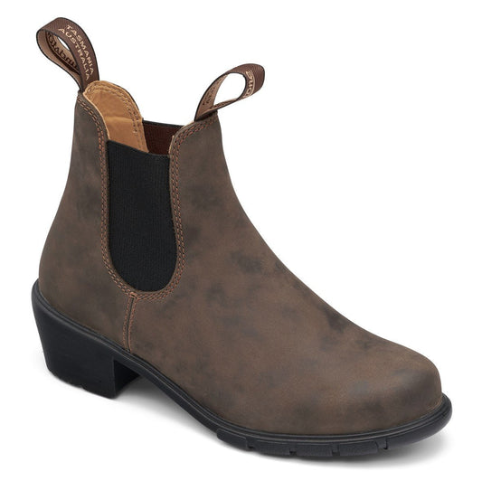 Blundstone Women's Heel 1677 - Rustic Brown Leather | Lightweight, Durable Pull - On Boots - Grady’s Feet Essentials - Blundstone