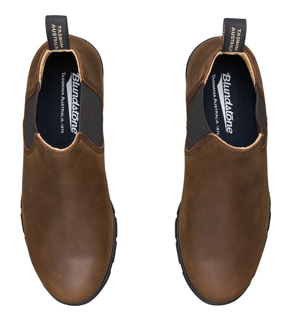 Blundstone Women's Low Heel 1970 - Antique Brown Leather | Lightweight, Durable Pull - On Boots - Grady’s Feet Essentials - Blundstone