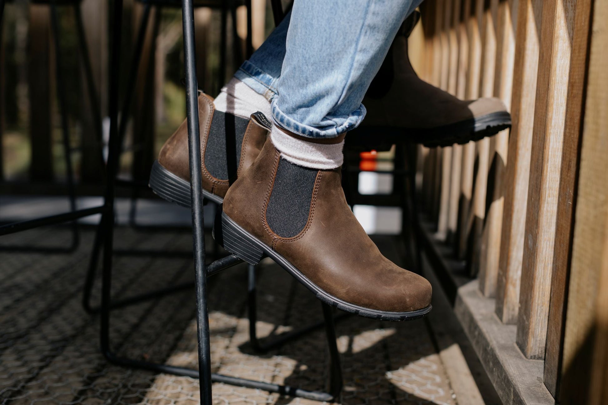 Blundstone Women's Low Heel 1970 - Antique Brown Leather | Lightweight, Durable Pull - On Boots - Grady’s Feet Essentials - Blundstone