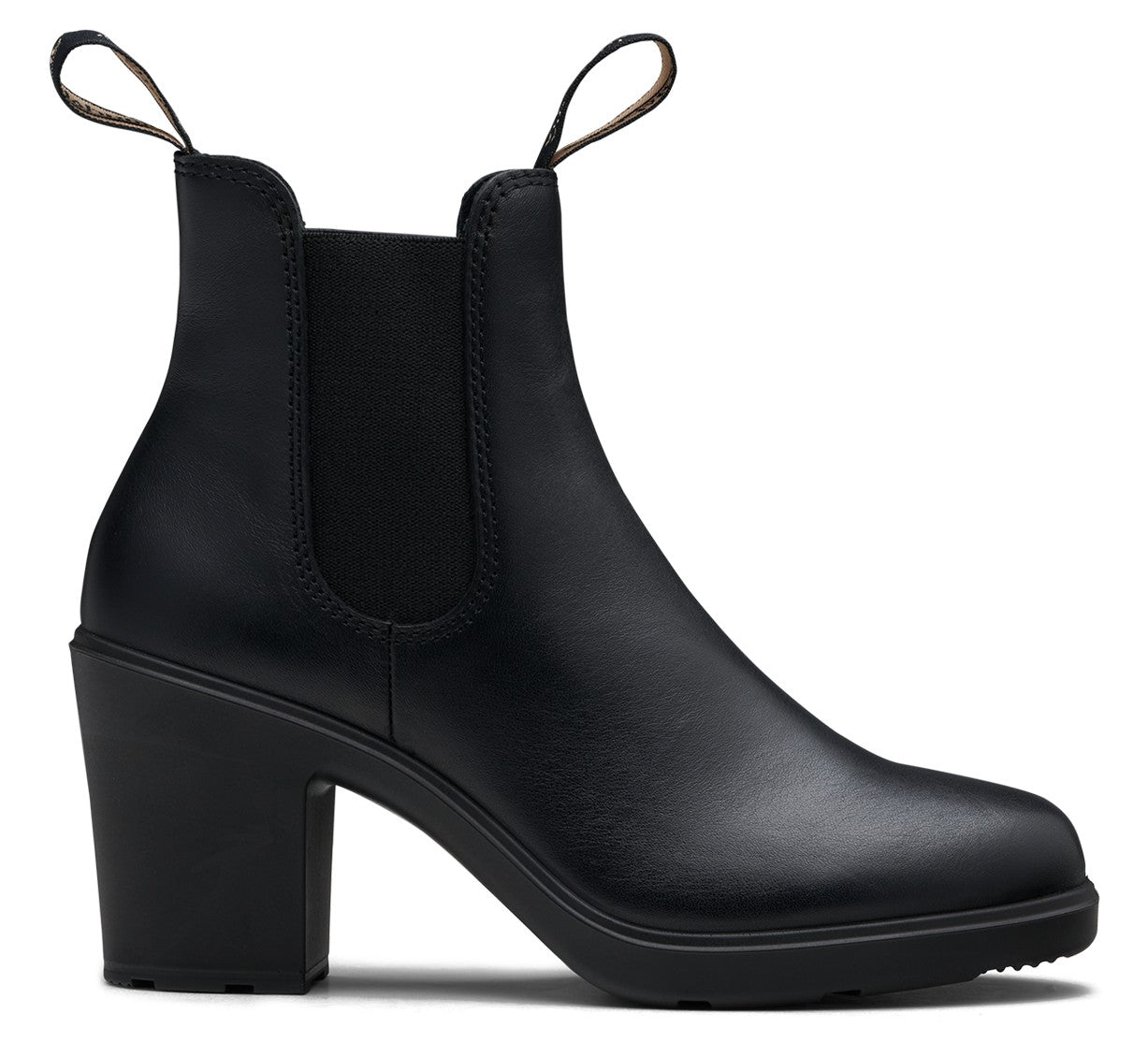 Blundstone Women's Series High Heel 2365 - Black Leather | Lightweight, Durable Pull - On Boots - Grady’s Feet Essentials - Blundstone