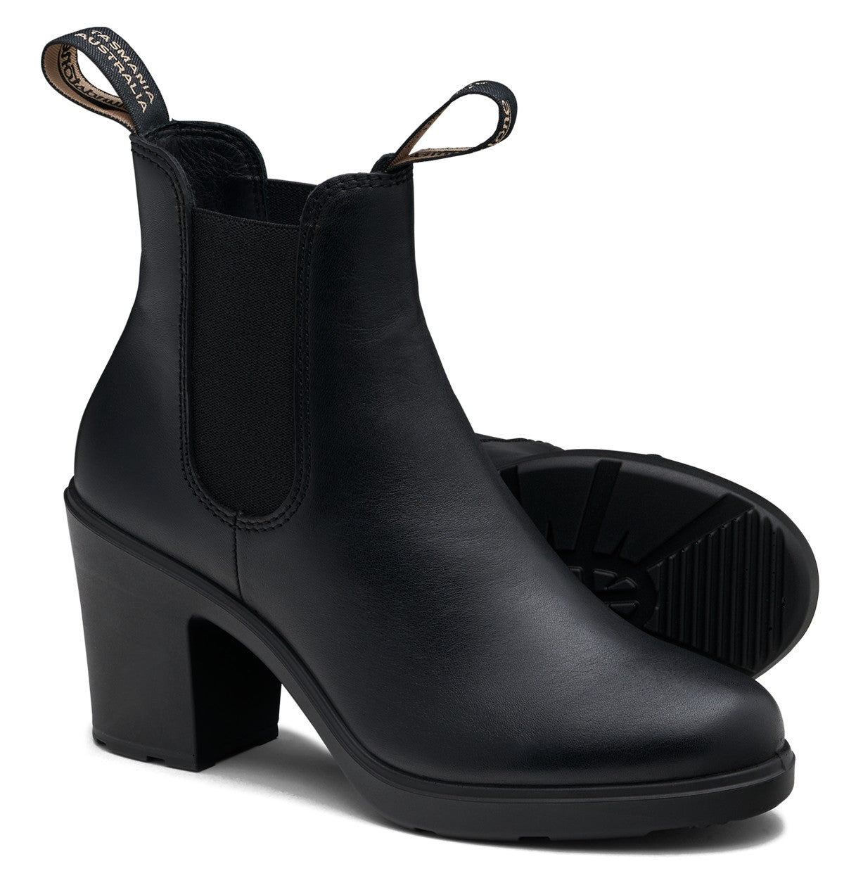Blundstone Women's Series High Heel 2365 - Black Leather | Lightweight, Durable Pull - On Boots - Grady’s Feet Essentials - Blundstone