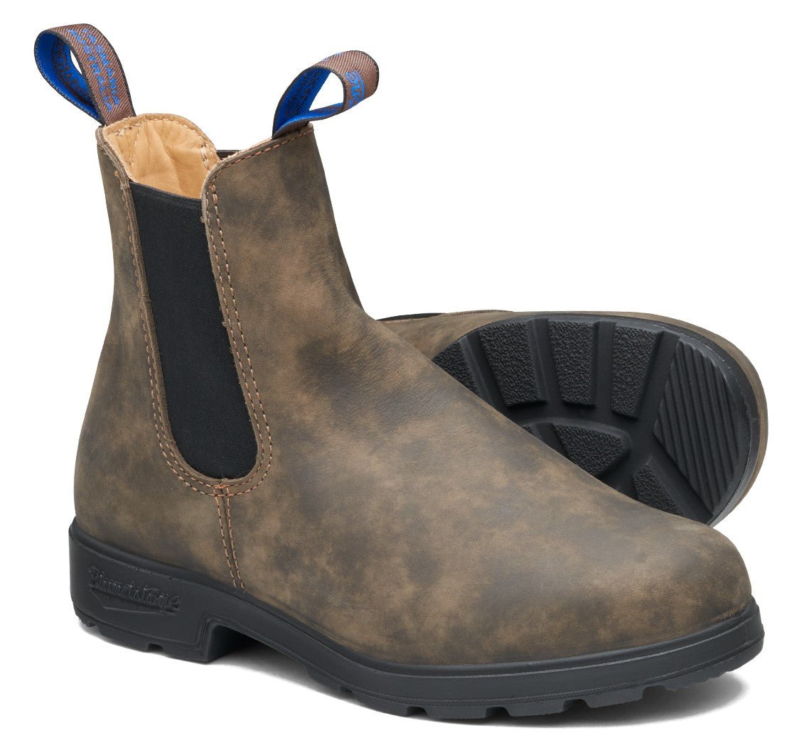 Blundstone Women's Winter Thermal High Top 2223 - Rustic Brown Leather | Insulated, Durable Pull - On Boots - Grady’s Feet Essentials - Blundstone