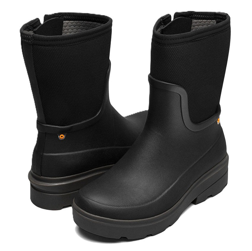 BOGS Women's Hazel Mid Zip Black | Casual Boot - Grady’s Feet Essentials - Bogs