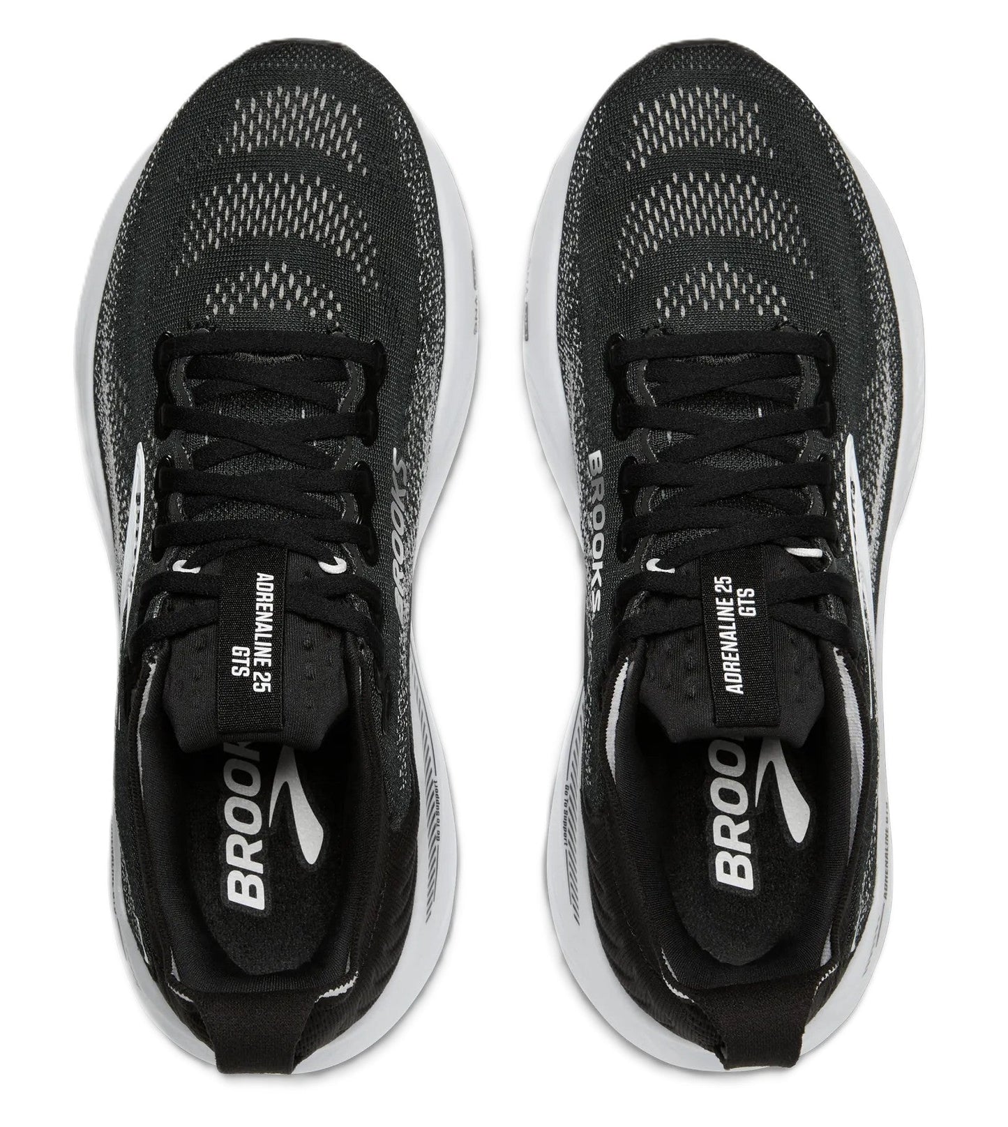 Brooks Men's Adrenaline GTS 25 - Black/Grey/White | Run & Walk Support - Grady’s Feet Essentials - Brooks