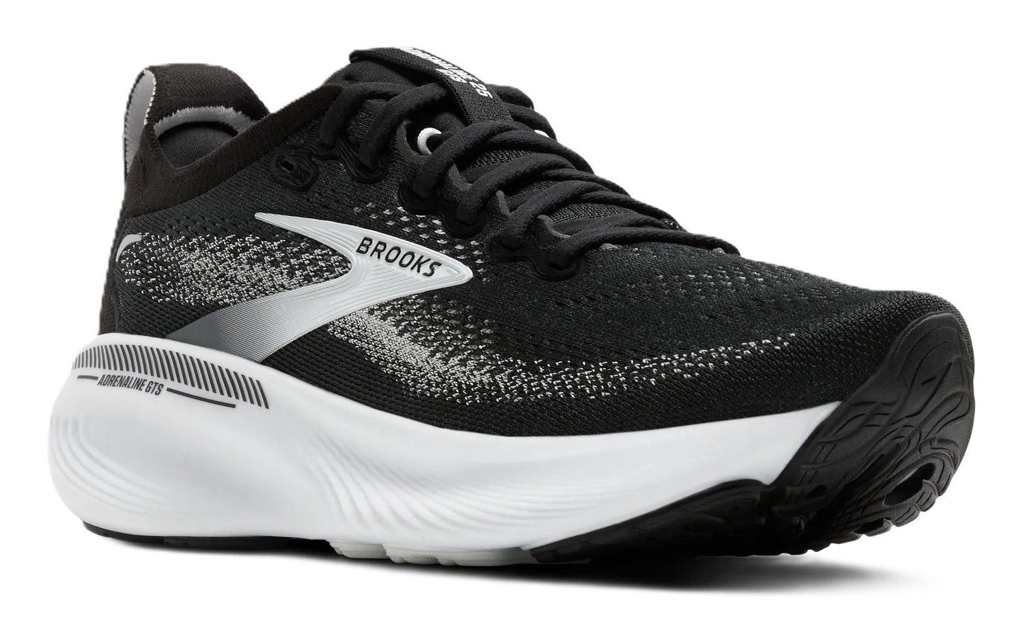 Brooks Men's Adrenaline GTS 25 - Black/Grey/White | Run & Walk Support - Grady’s Feet Essentials - Brooks