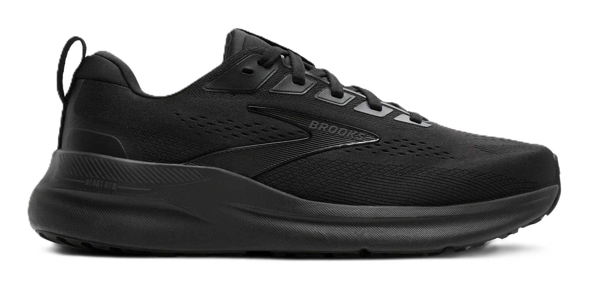 Brooks Men's Beast GTS 26 - Black Grey | Run & Walk Balanced Cushion - Grady’s Feet Essentials - Brooks