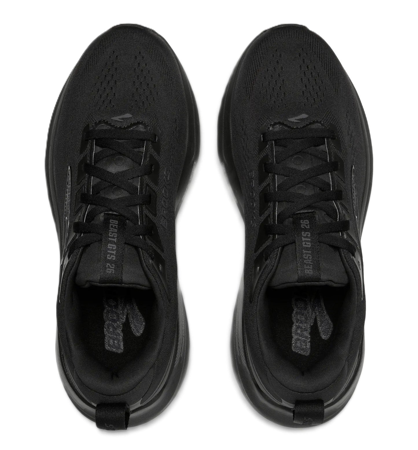 Brooks Men's Beast GTS 26 - Black Grey | Run & Walk Balanced Cushion - Grady’s Feet Essentials - Brooks