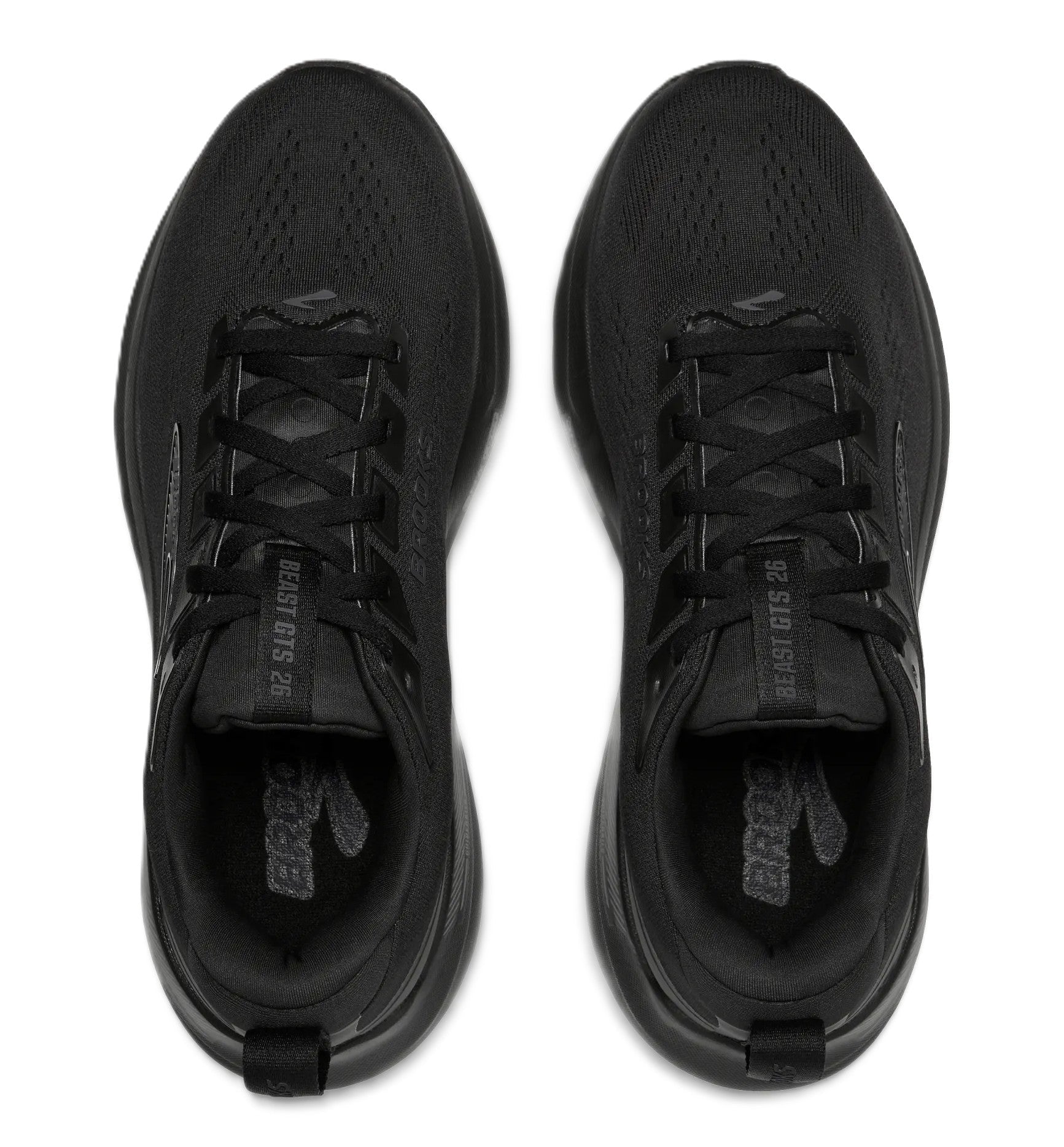 Brooks Men's Beast GTS 26 - Black Grey | Run & Walk Balanced Cushion - Grady’s Feet Essentials - Brooks