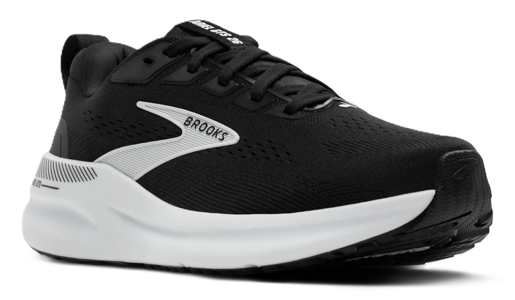 Brooks Women's Ariel GTS 26 - Black Grey White | Run & Walk Balanced Cushion - Grady’s Feet Essentials - Brooks