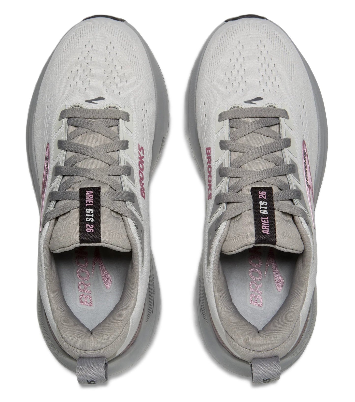 Brooks Women's Ariel GTS 26 - Oyster Mushroom Alloy Pink | Run & Walk Balanced Cushion - Grady’s Feet Essentials - Brooks