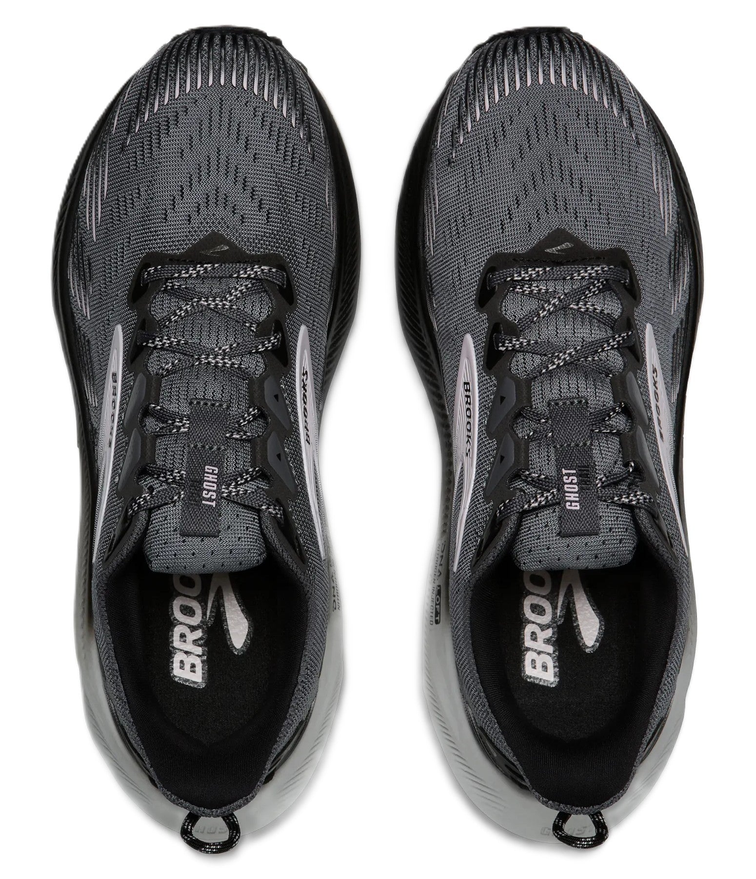 Brooks Women's Ghost Trail Shoe - Poppy Seed/Black/Pink | Run & Walk with Neutral Support - Grady’s Feet Essentials - Brooks