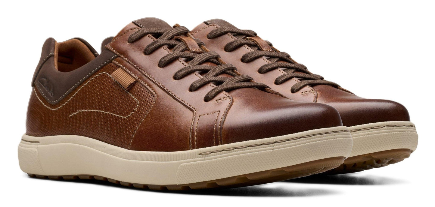 Clarks Men's Mapstone Lace - Tan Leather - Grady’s Feet Essentials - Clarks