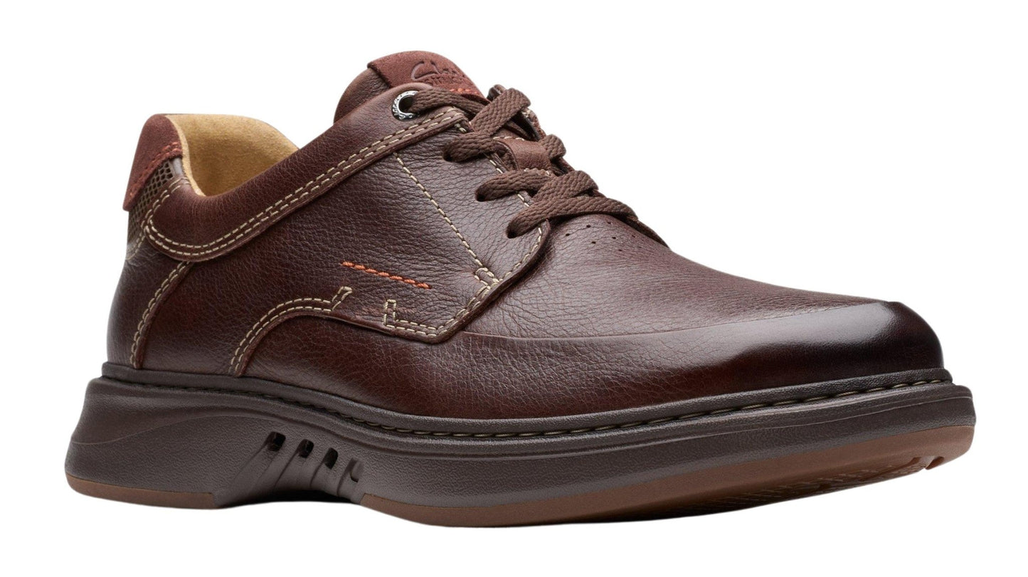 Clarks Un Briley Lace Mahogany Leather - Grady’s Feet Essentials - Clarks