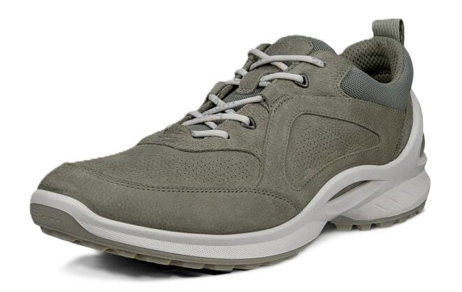 ECCO Men's Biom Energi - Smokey Olive Leather | Lace Sneaker - Grady’s Feet Essentials - Ecco