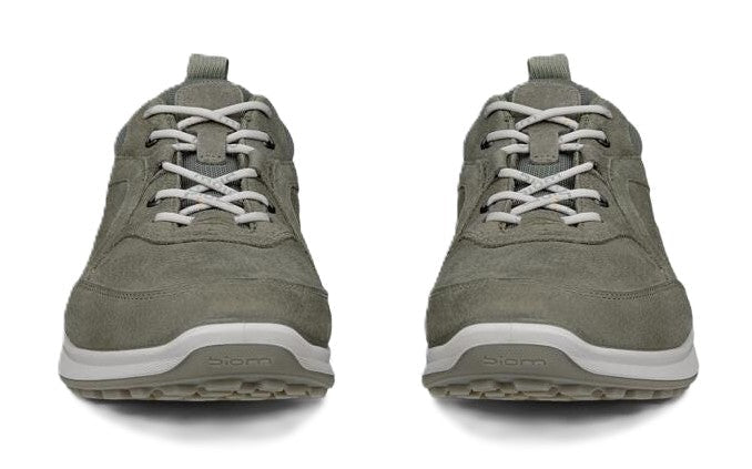 ECCO Men's Biom Energi - Smokey Olive Leather | Lace Sneaker - Grady’s Feet Essentials - Ecco