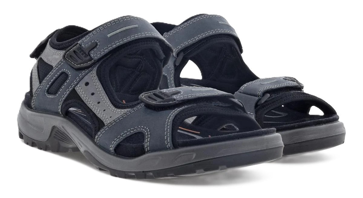 Ecco Men's Offroad Sandal - Marine Leather | Adjustable Straps - Grady’s Feet Essentials - Ecco