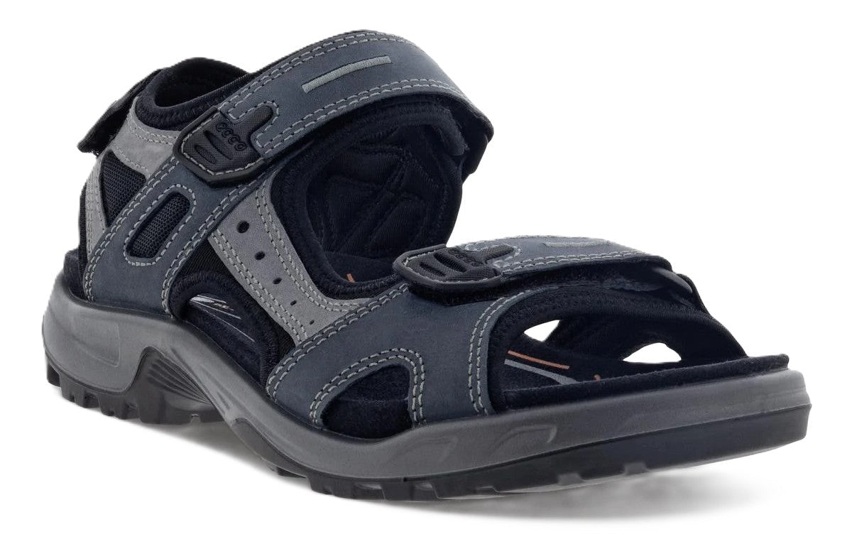 Ecco Men's Offroad Sandal - Marine Leather | Adjustable Straps - Grady’s Feet Essentials - Ecco