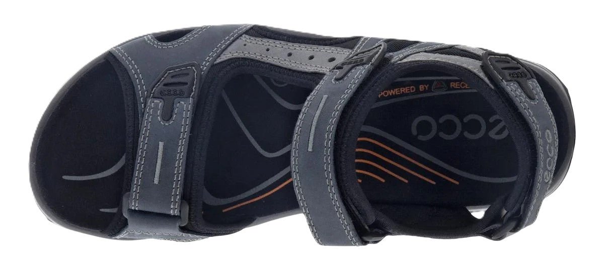 Ecco Men's Offroad Sandal - Marine Leather | Adjustable Straps - Grady’s Feet Essentials - Ecco