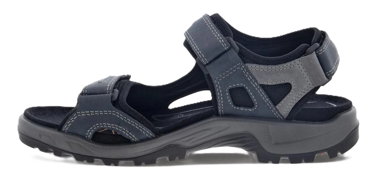Ecco Men's Offroad Sandal - Marine Leather | Adjustable Straps - Grady’s Feet Essentials - Ecco