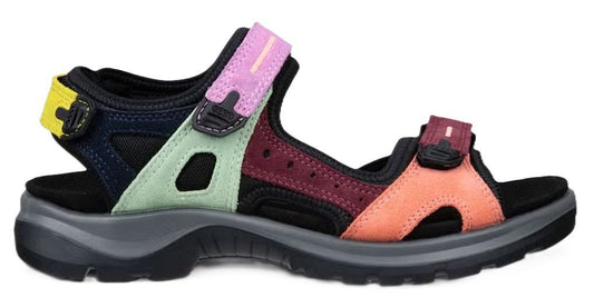 ECCO Women's Offroad Sandal - Multicolour Leather | Adjustable Straps - Grady’s Feet Essentials - Ecco