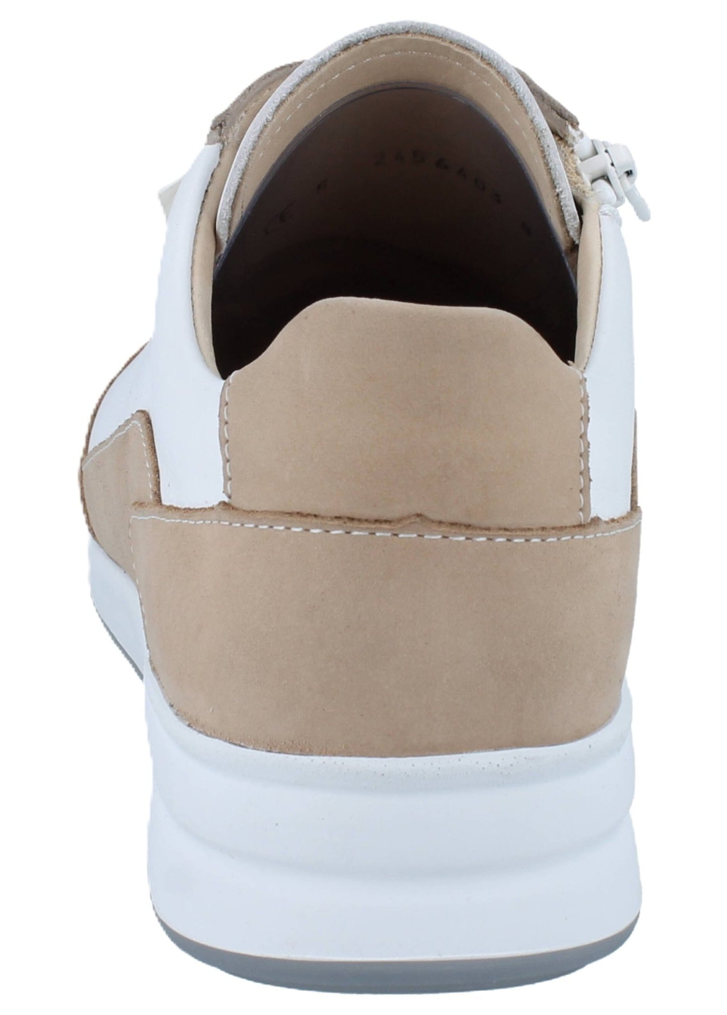 Finn Comfort Prato Lace Shoe - Ivory/White Leather | Side Zipper - Grady’s Feet Essentials - Finn Comfort