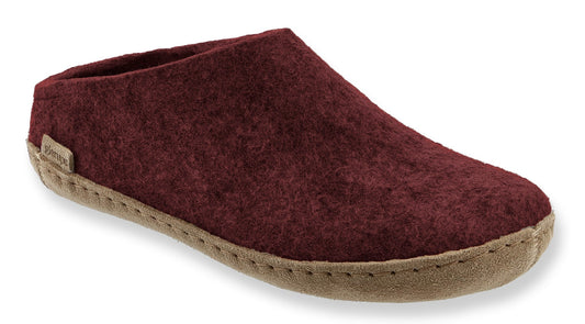 Glerups Slip-On with Leather Sole - Beet - Grady’s Feet Essentials - Glerups