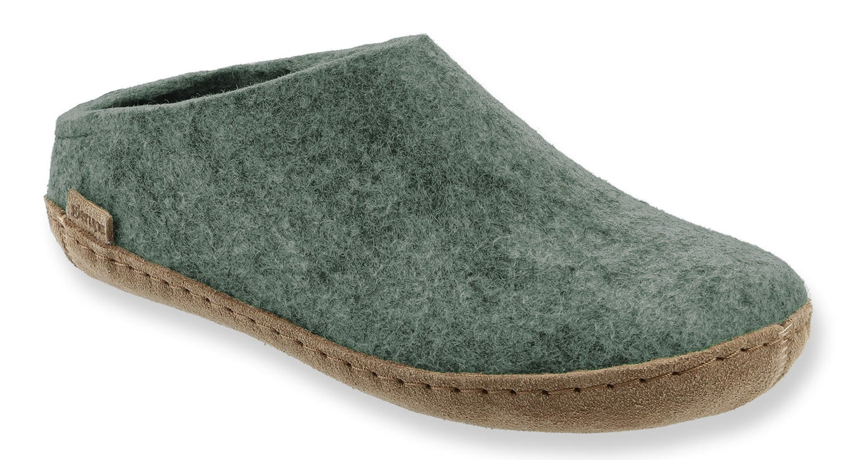 Glerups Slip-On with Leather Sole - Moss - Grady’s Feet Essentials - Glerups