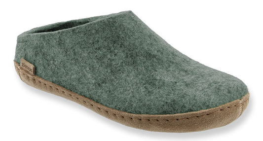 Glerups Slip-On with Leather Sole - Moss - Grady’s Feet Essentials - Glerups