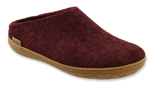 Glerups Slip-On with Rubber Sole - Beet - Grady’s Feet Essentials - Glerups