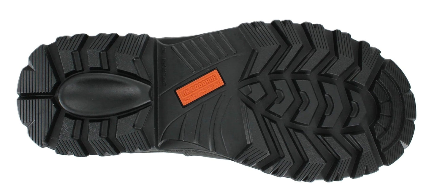 JB Goodhue Staple - Black Leather | CSA 8" Anti - Static Work Boots - Grady’s Feet Essentials - JB Goodhue