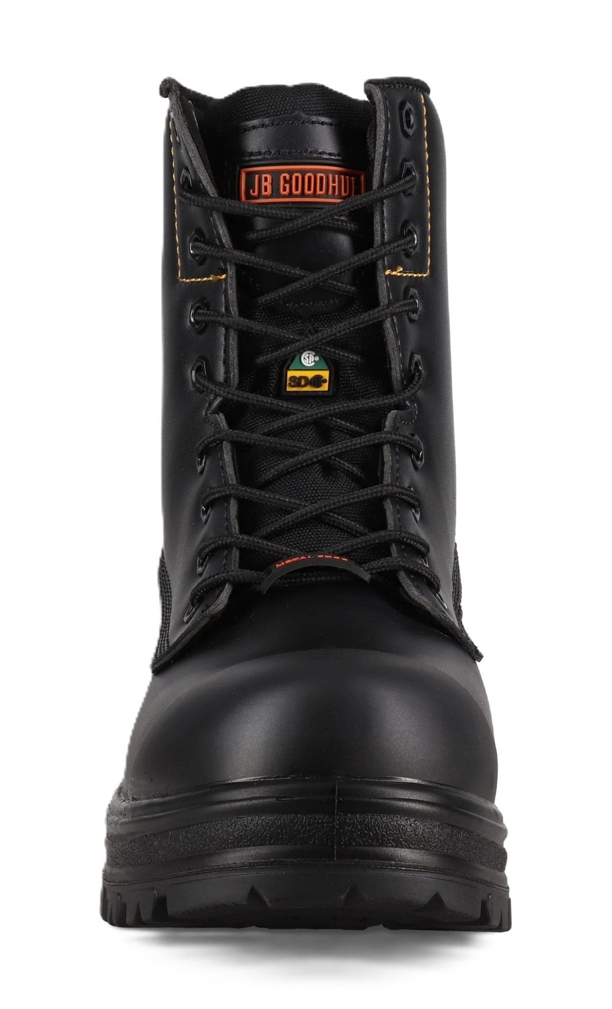 JB Goodhue Staple - Black Leather | CSA 8" Anti - Static Work Boots - Grady’s Feet Essentials - JB Goodhue