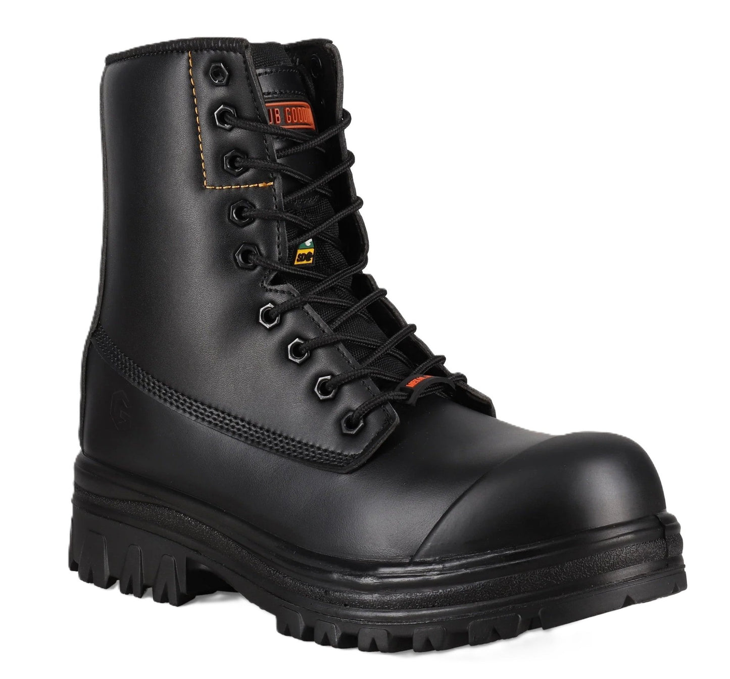 JB Goodhue Staple - Black Leather | CSA 8" Anti - Static Work Boots - Grady’s Feet Essentials - JB Goodhue